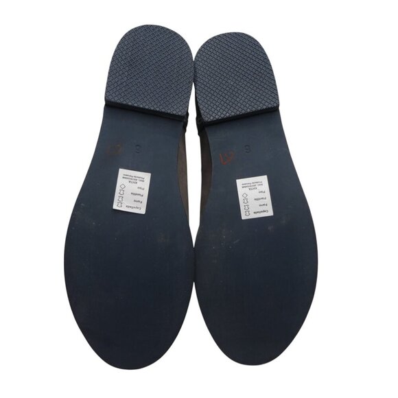 Fortress of Inca Anthropologie Taupe Gray Leather Woven Peruvian Ankle Boots - Picture 10 of 14